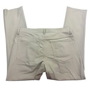 Proper Cloth Pants Mens 34 x 28 Beige Milano Performance Chino Stretch Travel
